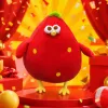 Cute red strawberry-shaped dolls, soft and adorable fabric handmade toys, children's gift collectible ornaments Specification image